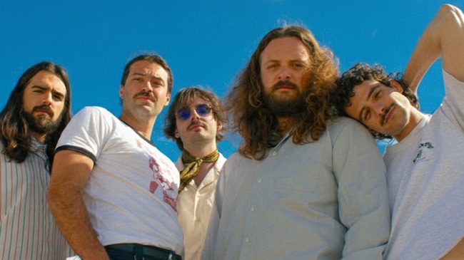 Los integrantes de la banda Puño Dragón posando para el cartel de su gira 2026 en Salamanca.