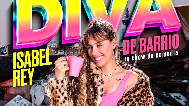 Cartel del espectáculo Diva de Barrio de Isabel Rey en Aranjuez.