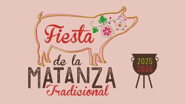 Cartel de la Fiesta de la Matanza Tradicional en Pelabravo 2026, provincia de Salamanca.